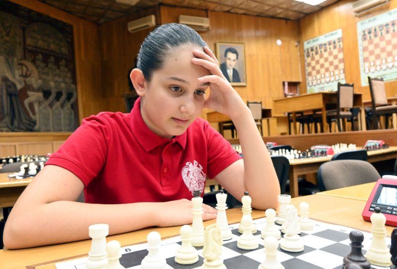 12-year-old Gabriela Harutyunyan  aims for the European chess champion’s title